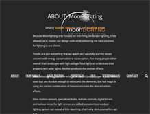 Tablet Screenshot of moonlightdesigns.ca