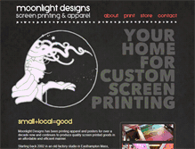 Tablet Screenshot of moonlightdesigns.com